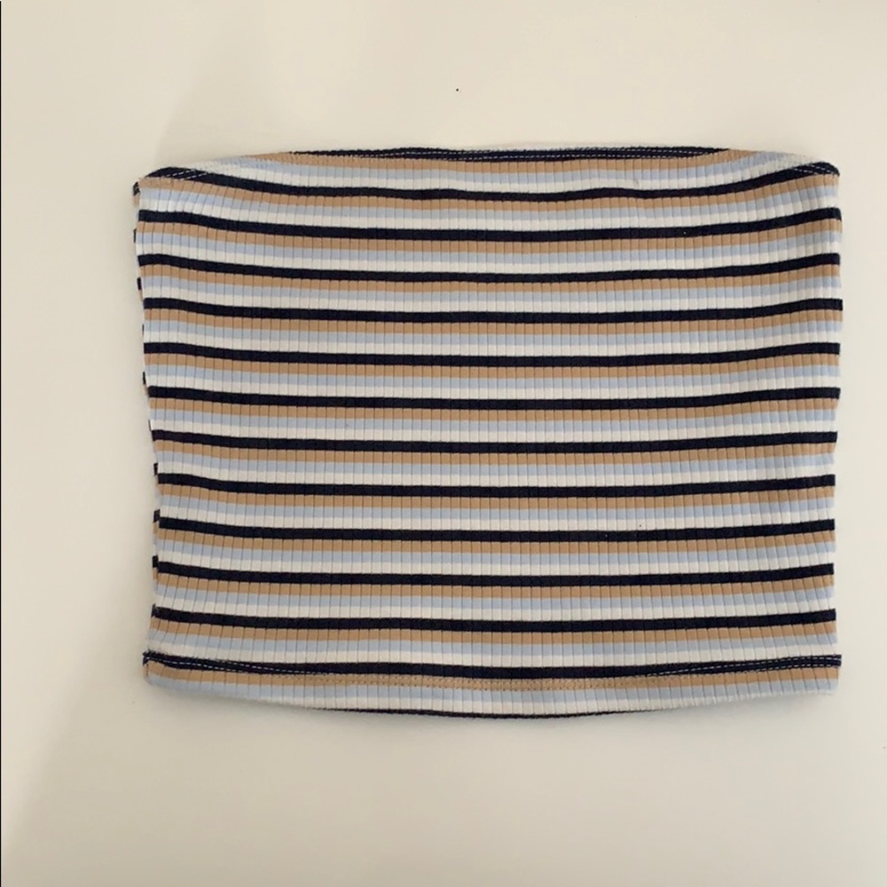 Striped tube top